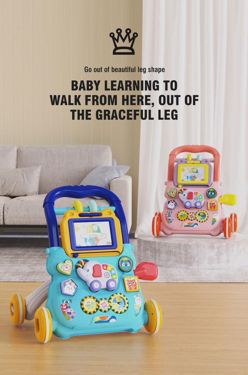 Educational & Playing – Baby Walker with Activity Panel