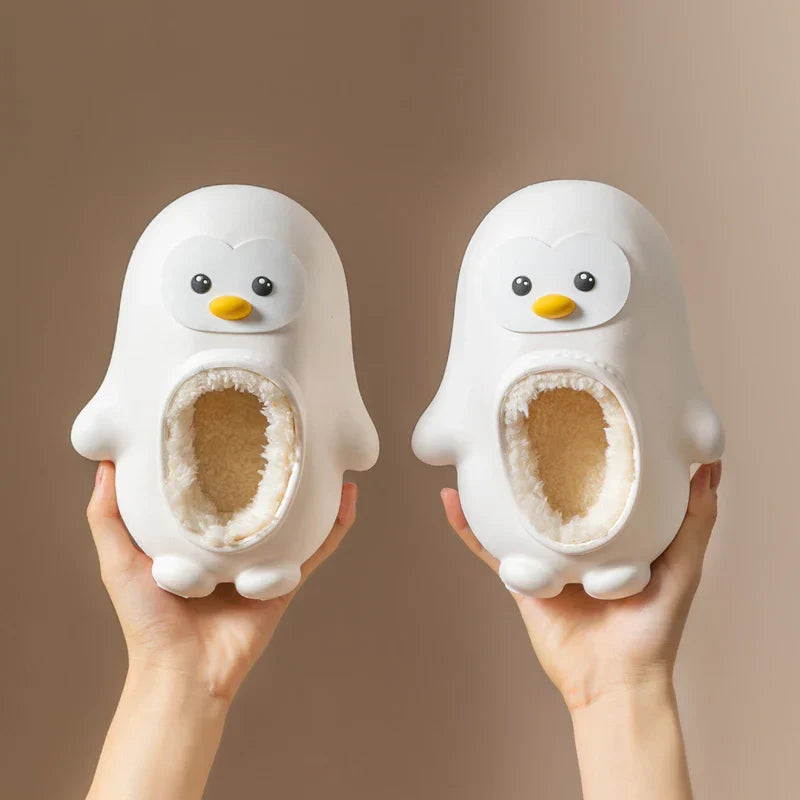 Warm & Play - Children's Penguin Slippers