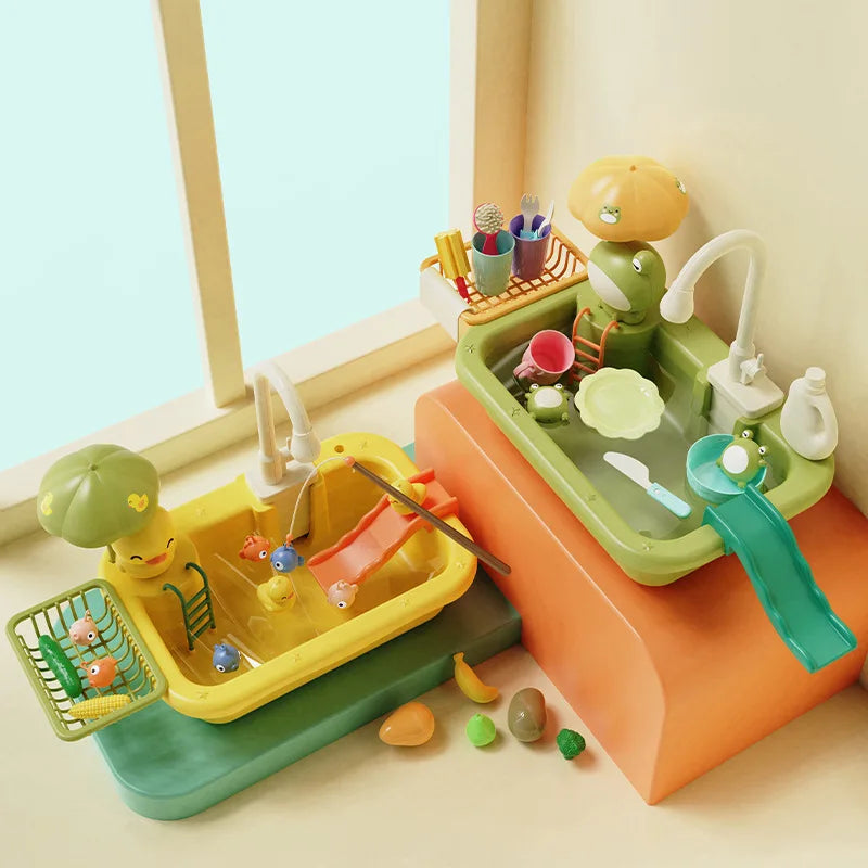 Water Fun & Educational - 2-in-1 Play Sink
