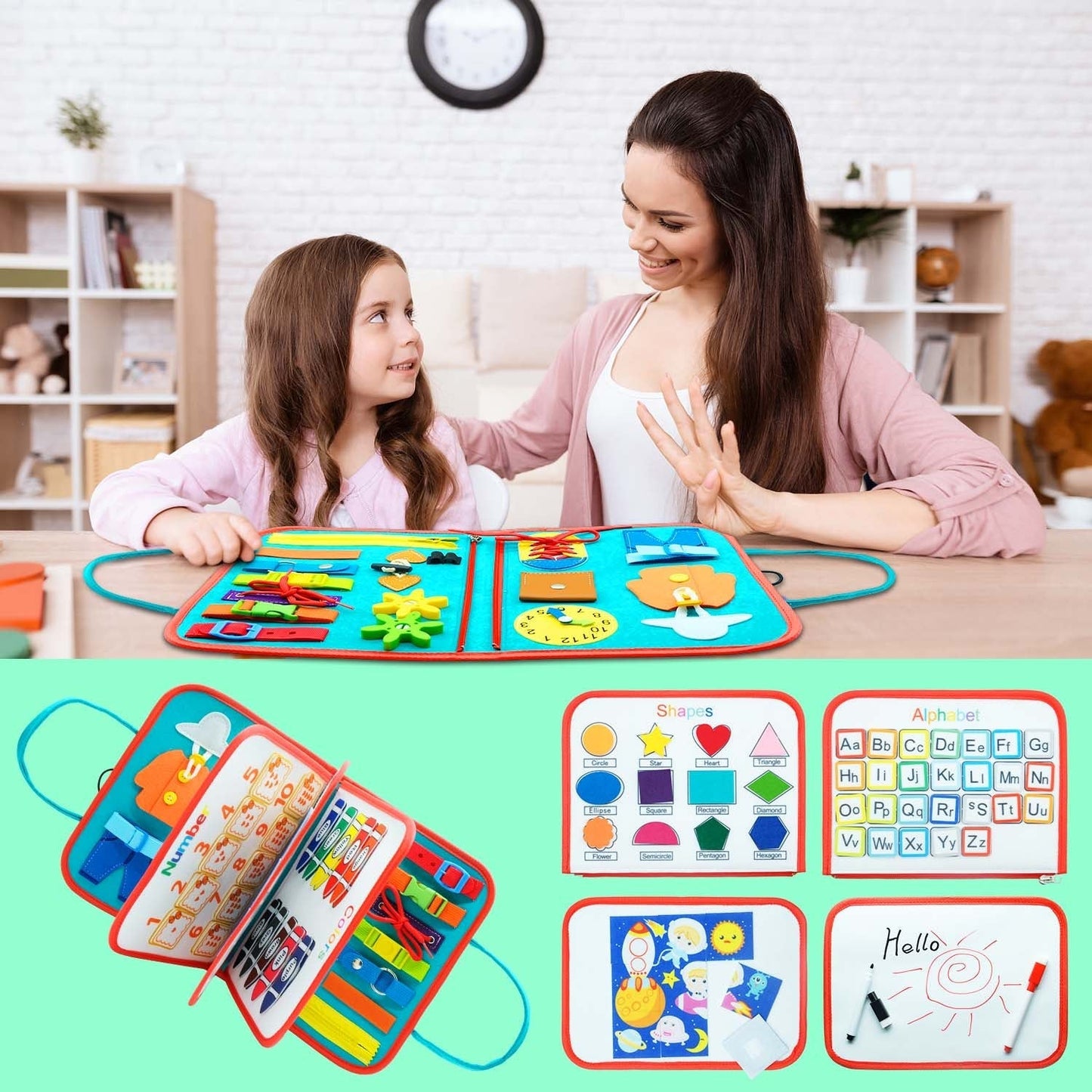 Explore and learn - The sensory book