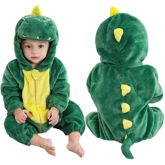 Durable & Washable - Animal Romper Onesie (0-24 months)