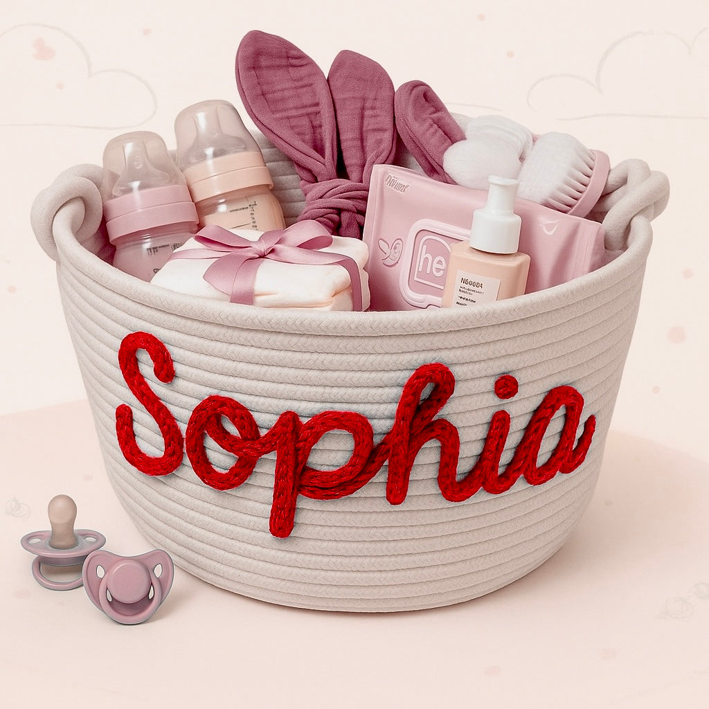 Cute & Personal – Custom Diaper Basket