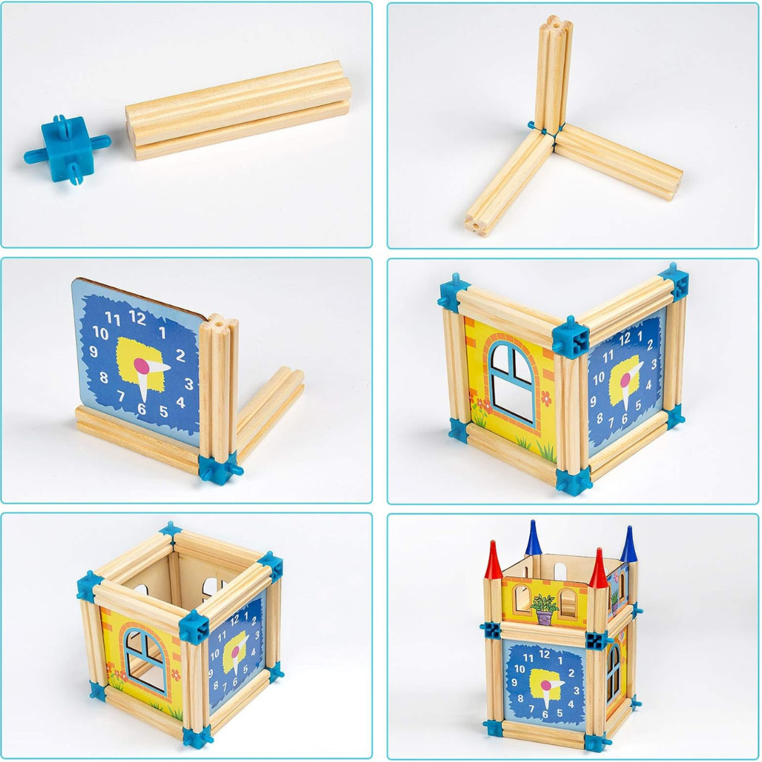 Sustainable & Innovative – Wooden Construction Set for Children