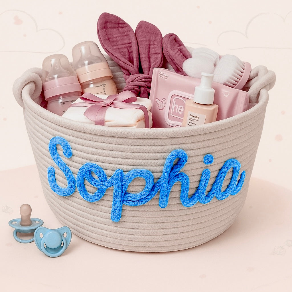 Cute & Personal – Custom Diaper Basket