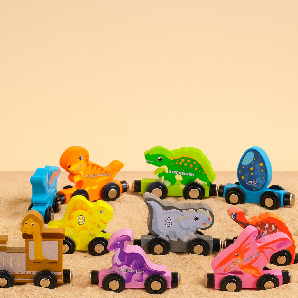 Colors & Shapes - Wood Train Toys