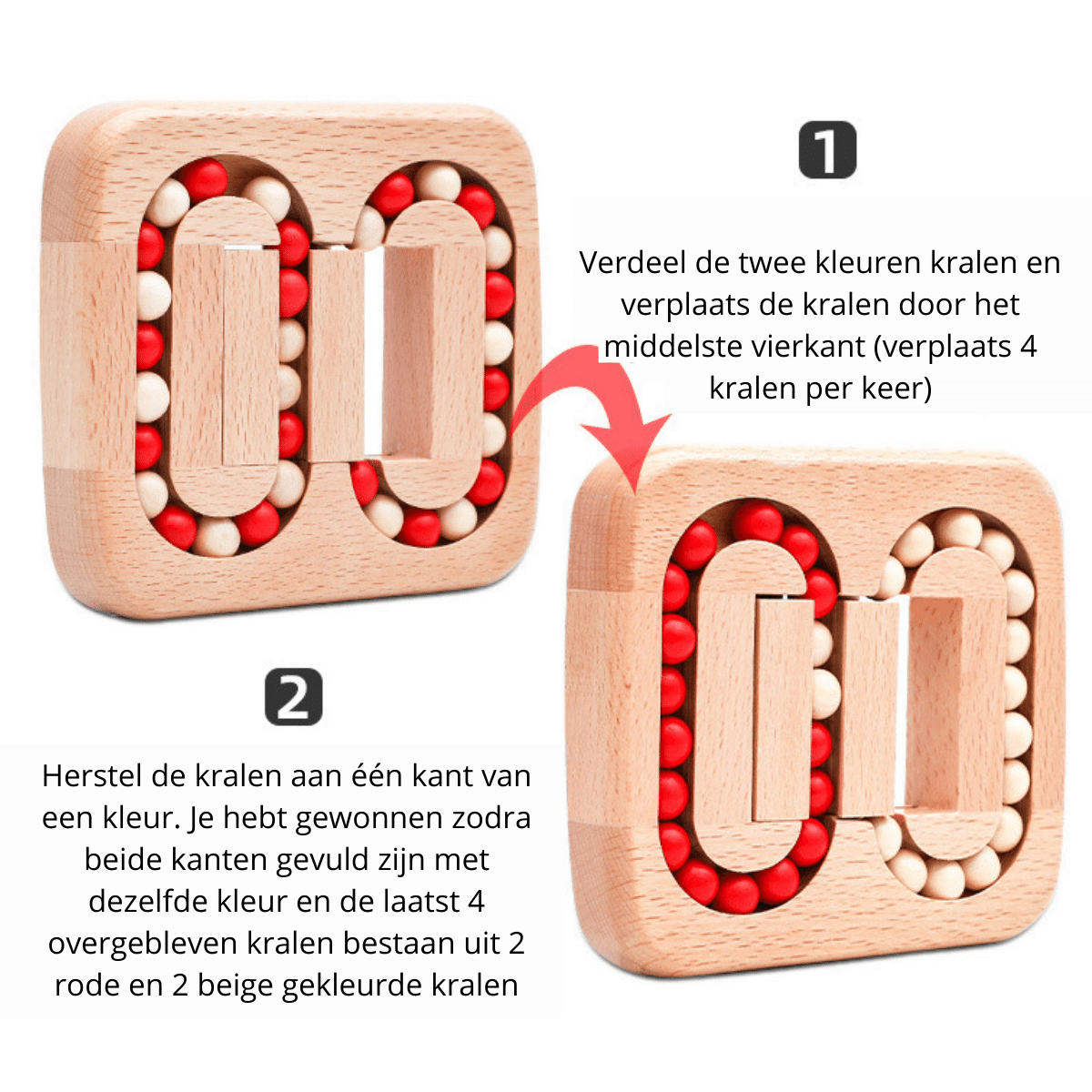 Develops dexterity - Wood magic beads