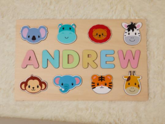 Your own name tag! - Name jigsaw puzzle