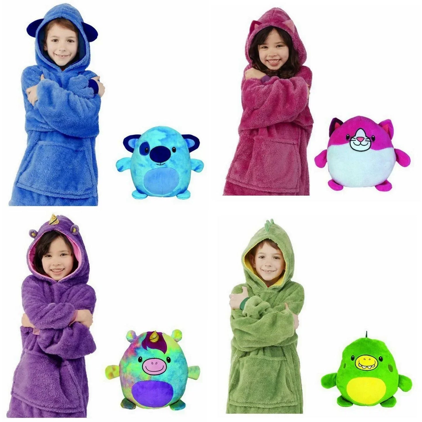 Hoodie and toy in one package - Warm kids's hoodie