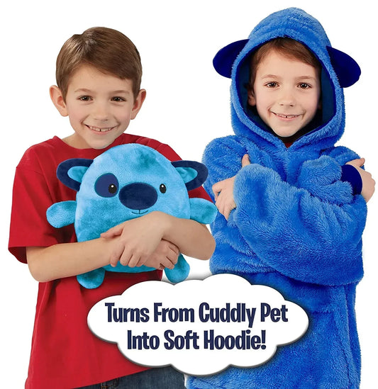 Hoodie and toy in one package - Warm kids's hoodie