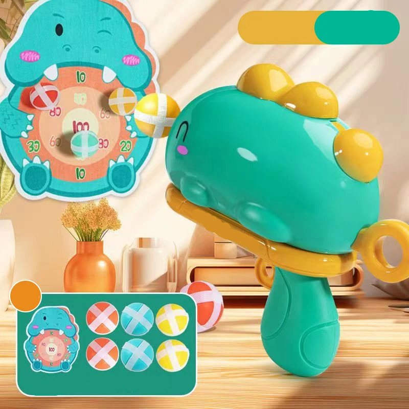 Dino Aiming Activity - Ball gun and target