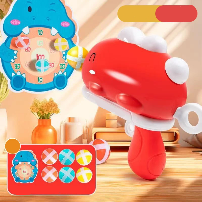 Dino Aiming Activity - Ball gun and target