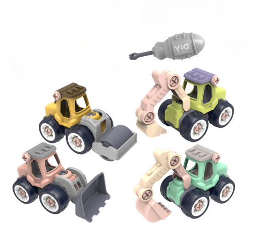 Compact construction vehicles