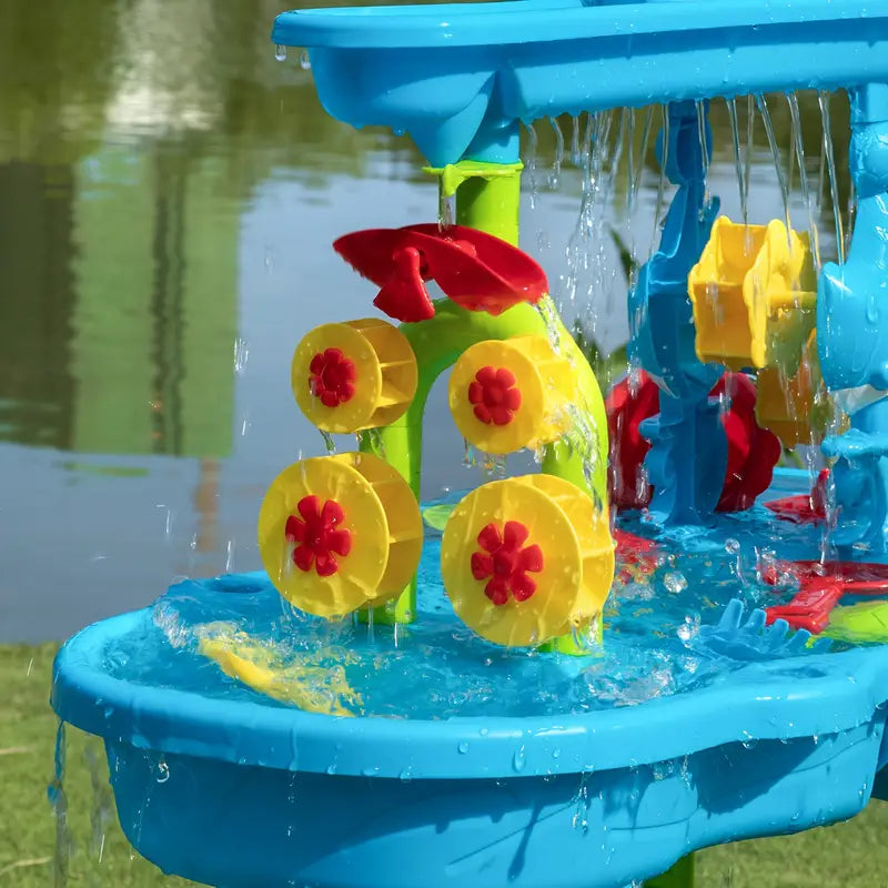 AquaPlay – Summer Play & Discovery - 3-Layer Sand and Water Play Table