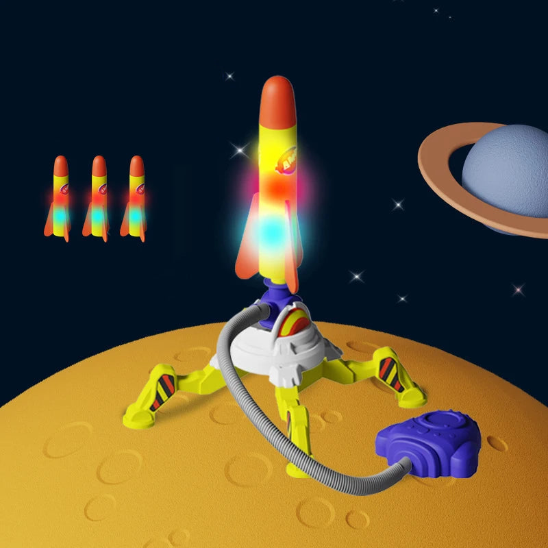 Jump & Launch - Rocket Plaything