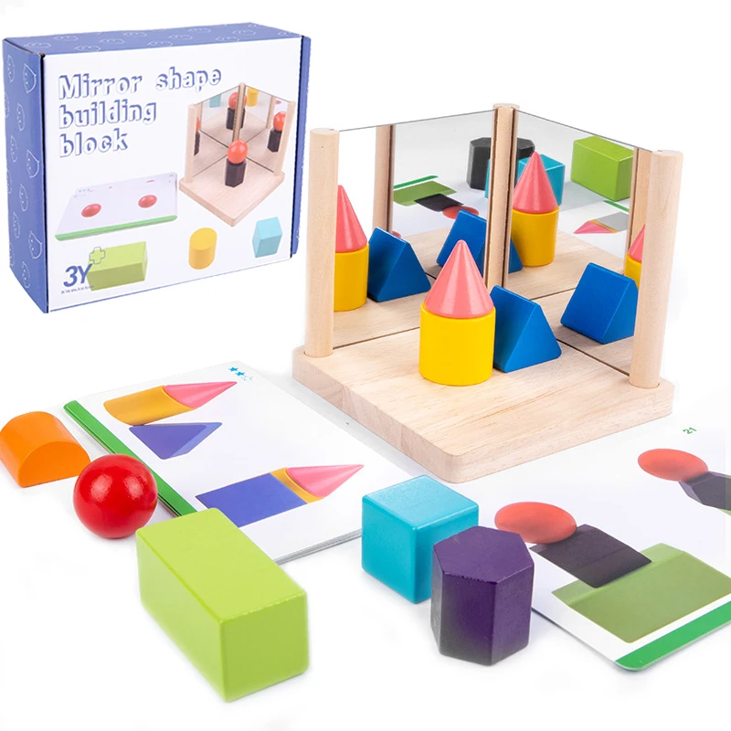 Mirroring & Educational - Puzzle blocks with mirror