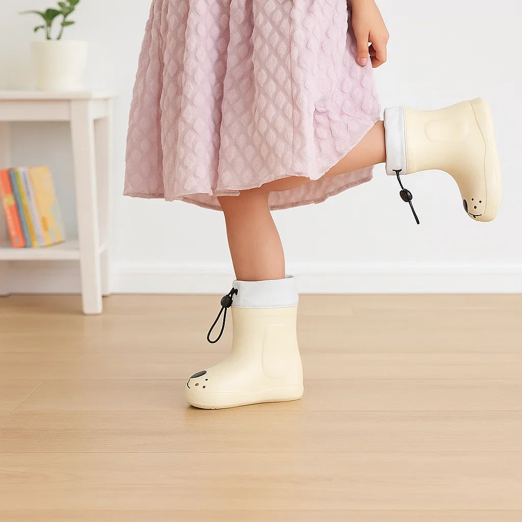 PuddlePaws Children – Waterproof & Playful - Woof Rain Boots