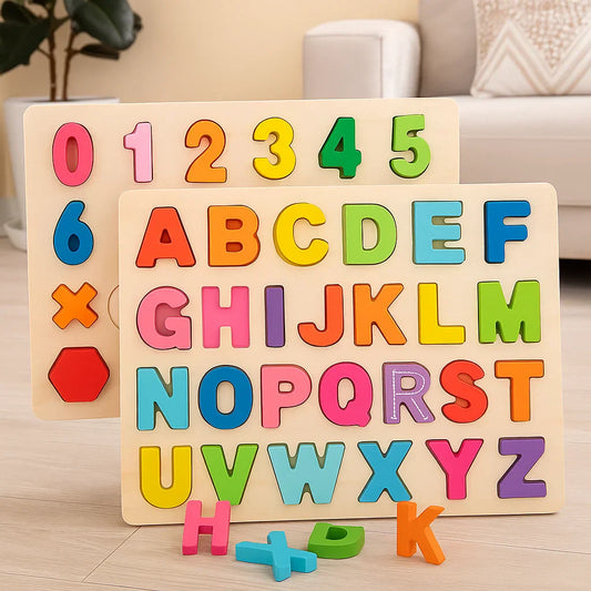 Wood & Educational – 3D letter puzzle