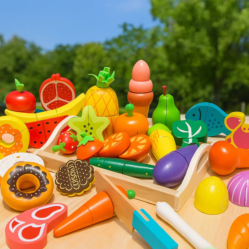 Fun & Innovative – Wooden Magnetic Kitchen Play Set