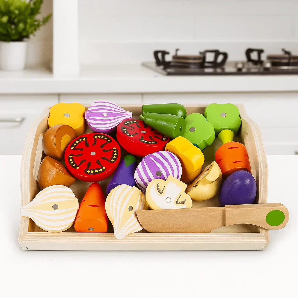 Fun & Innovative – Wooden Magnetic Kitchen Play Set