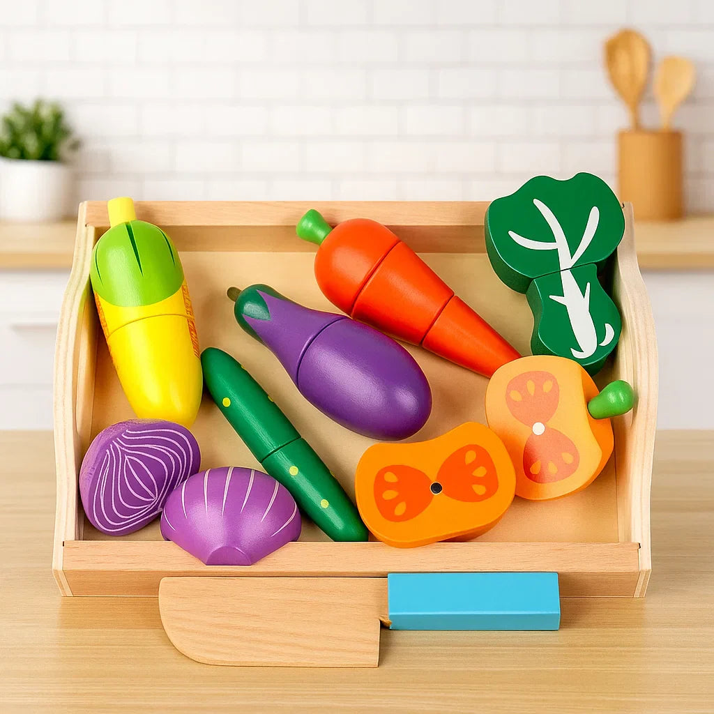 Fun & Innovative – Wooden Magnetic Kitchen Play Set