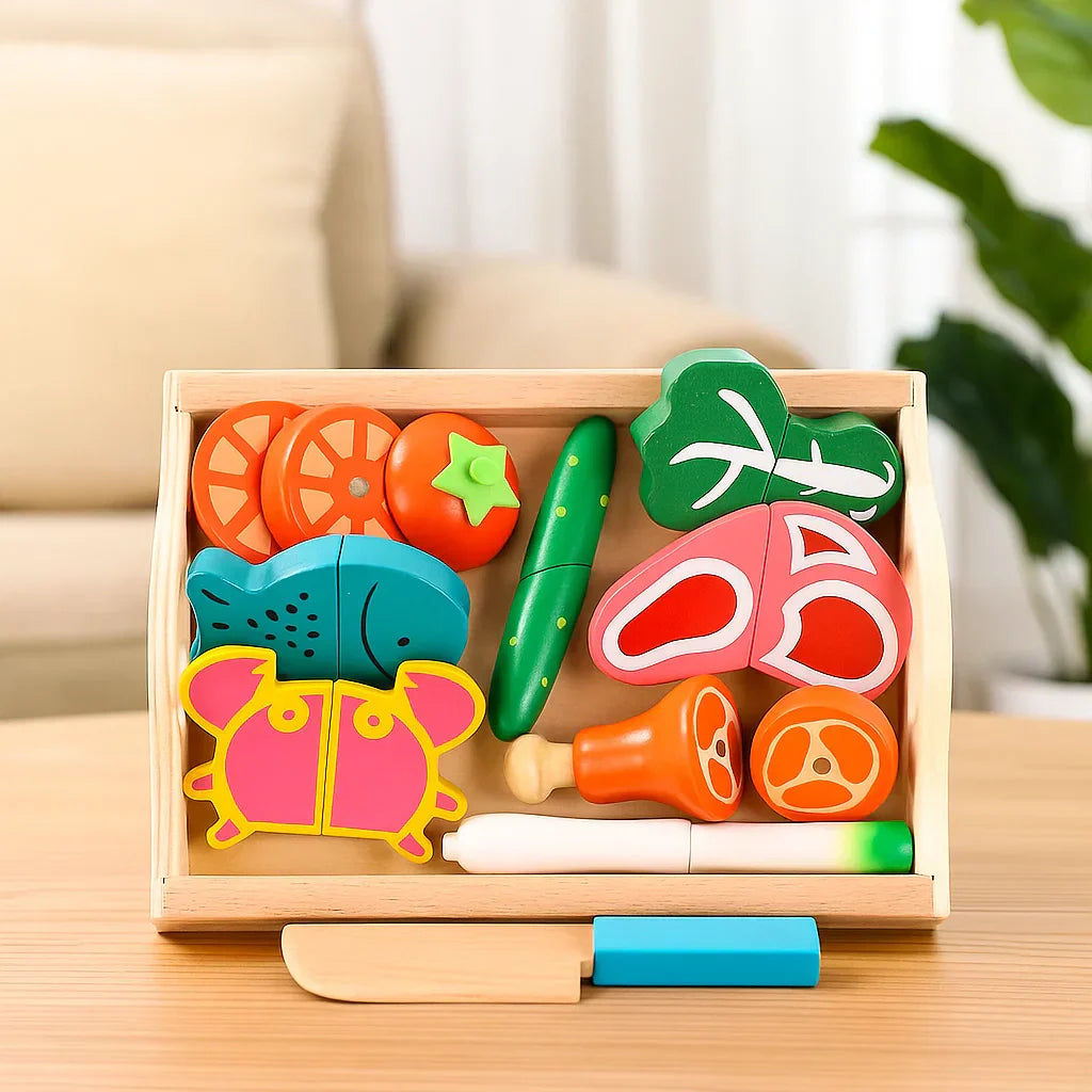 Fun & Innovative – Wooden Magnetic Kitchen Play Set