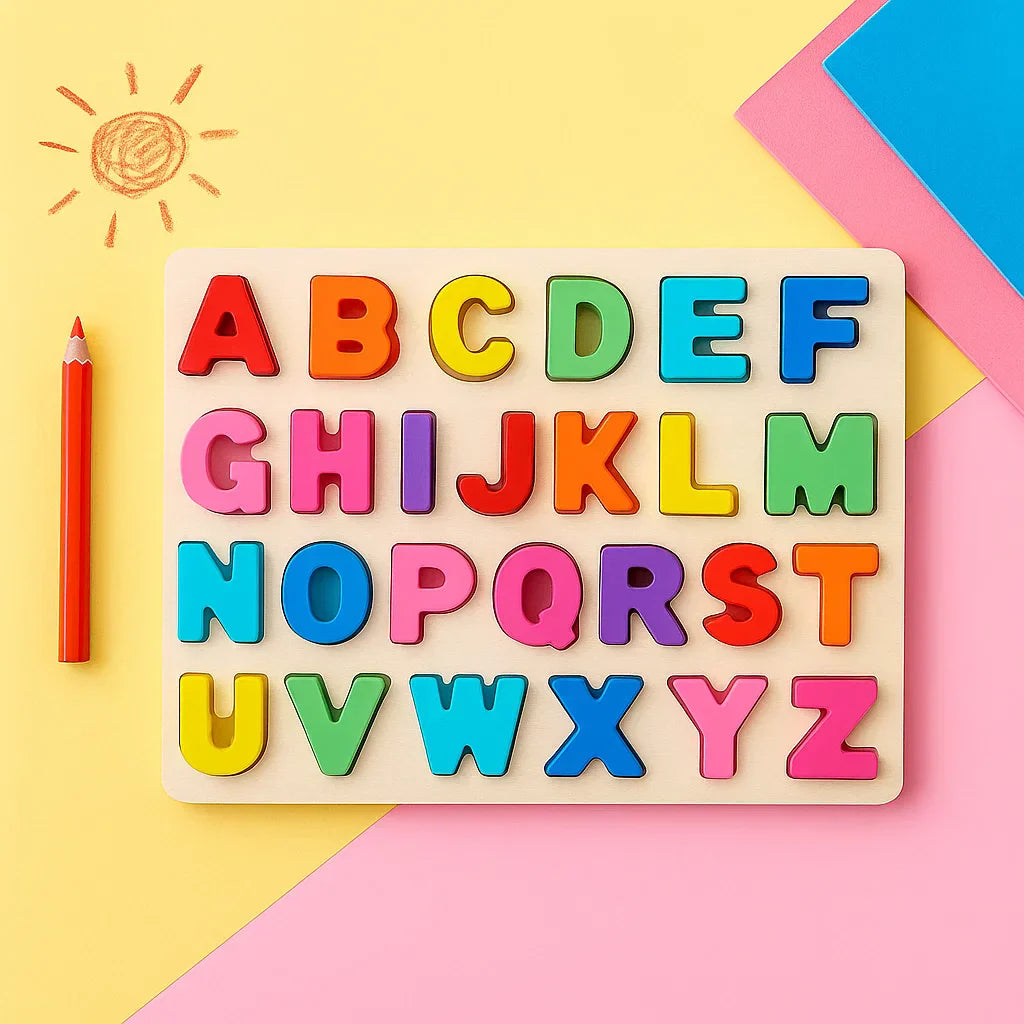 Wood & Educational – 3D letter puzzle