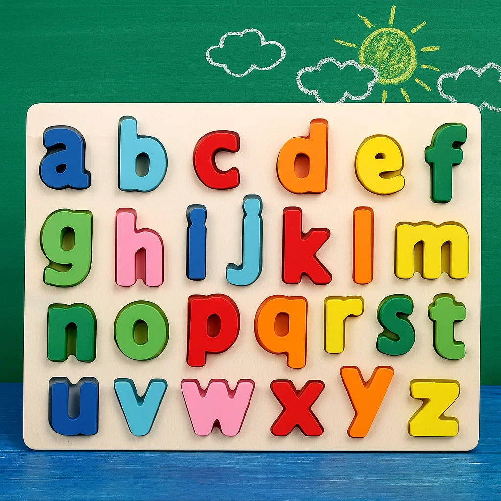 Wood & Educational – 3D letter puzzle