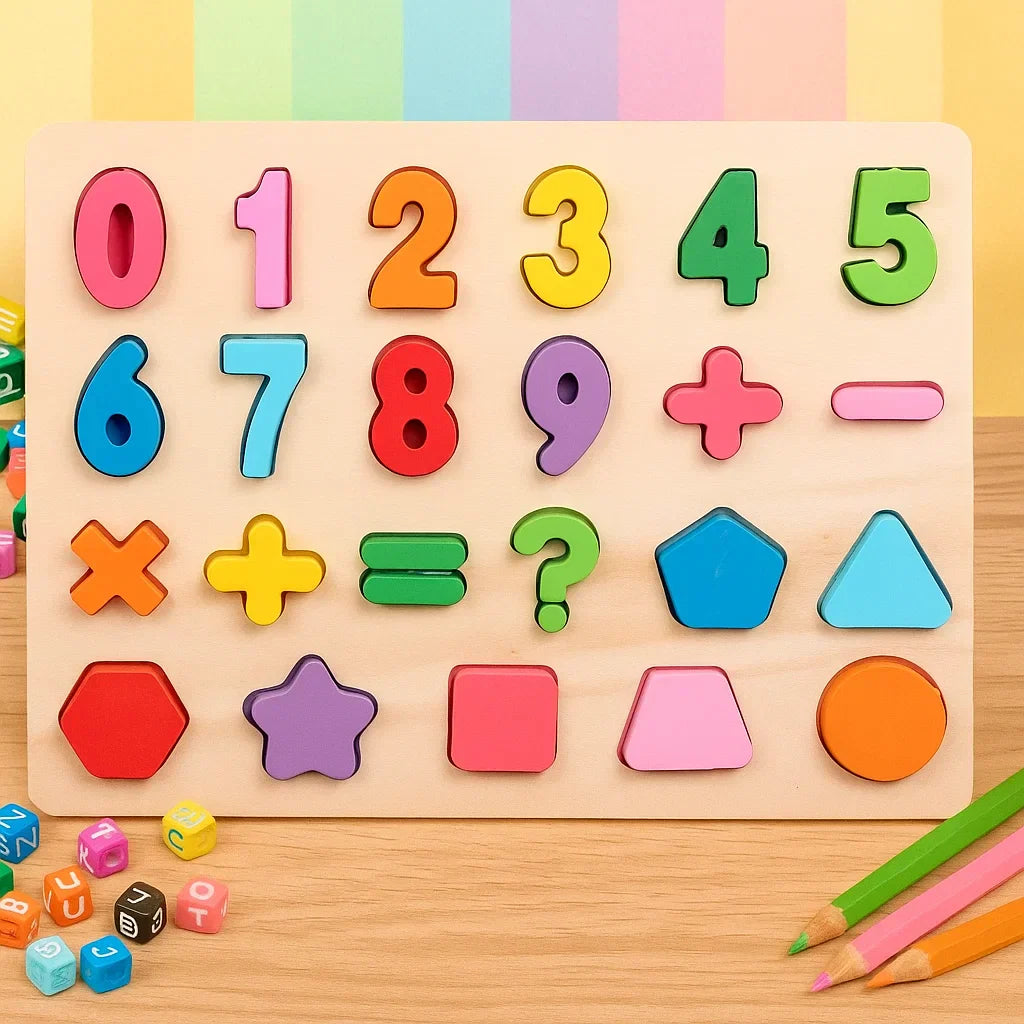 Wood & Educational – 3D letter puzzle
