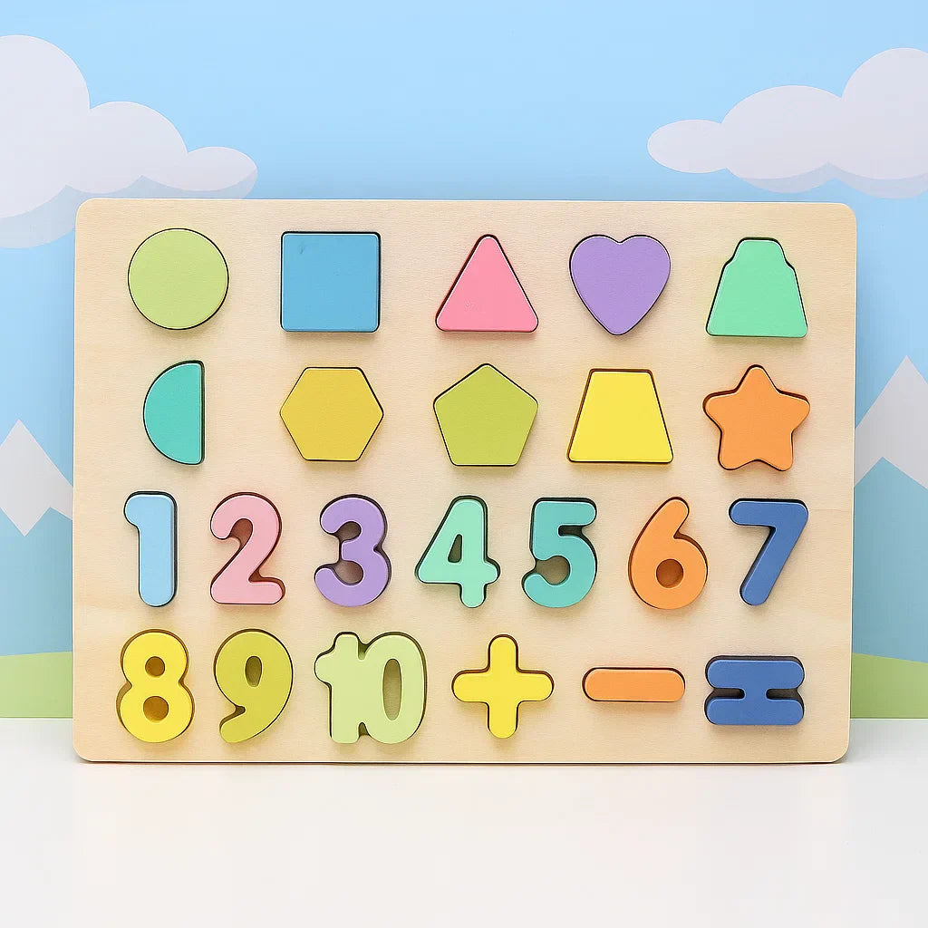 Wood & Educational – 3D letter puzzle