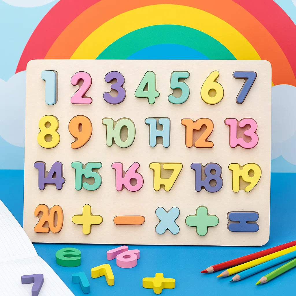 Wood & Educational – 3D letter puzzle