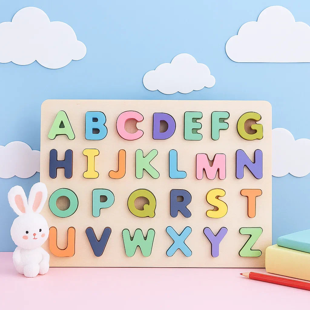 Wood & Educational – 3D letter puzzle