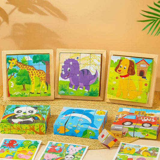 Play & Educational - 3D Wooden Blocks Puzzle