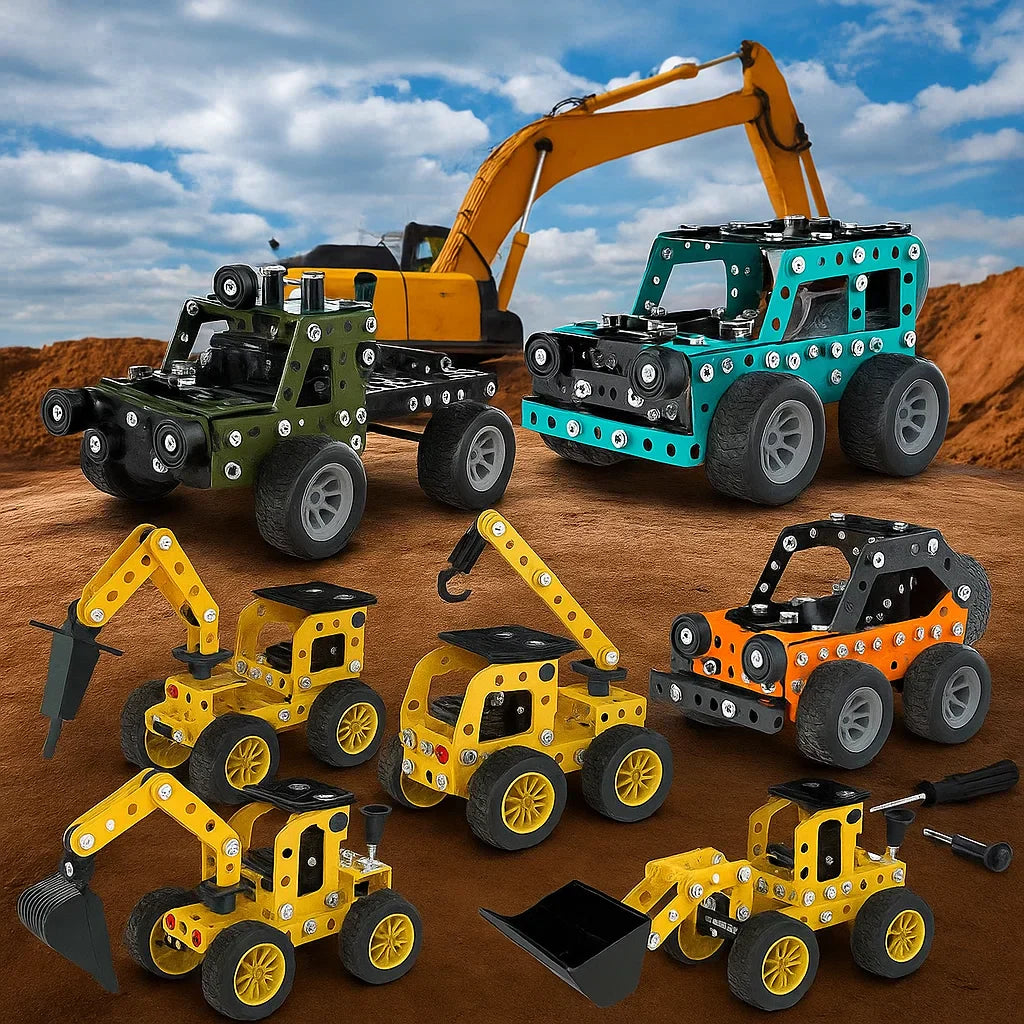 Cool & Educational – Construction Vehicle Kit