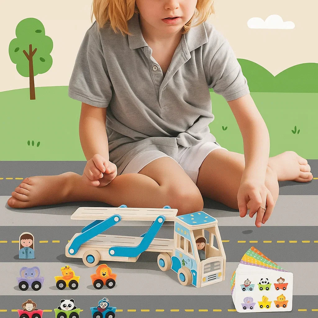 Innovative & Educational – Wooden truck
