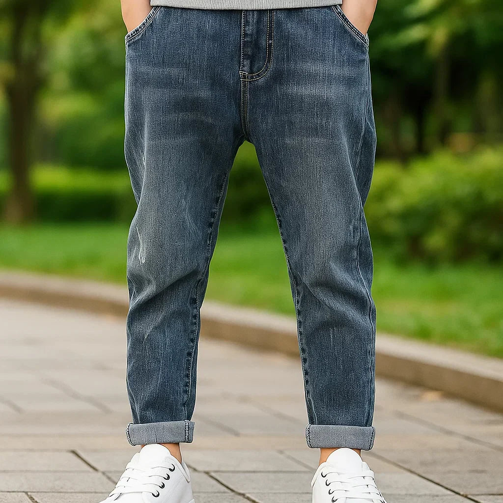 Casual & Trendy – Boys' Slim Fit Denim Pants