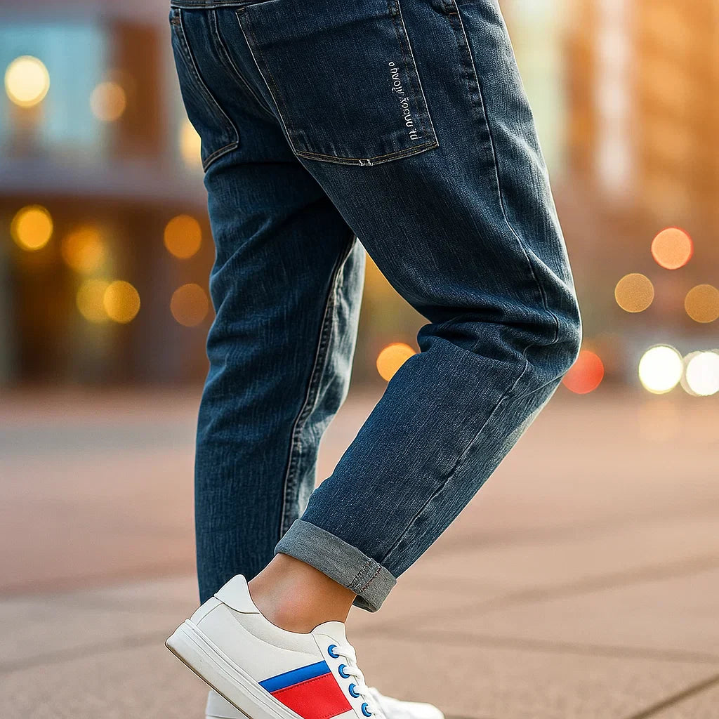 Casual & Trendy – Boys' Slim Fit Denim Pants