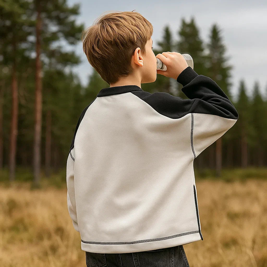 Playful & Classic – Cotton Sweater