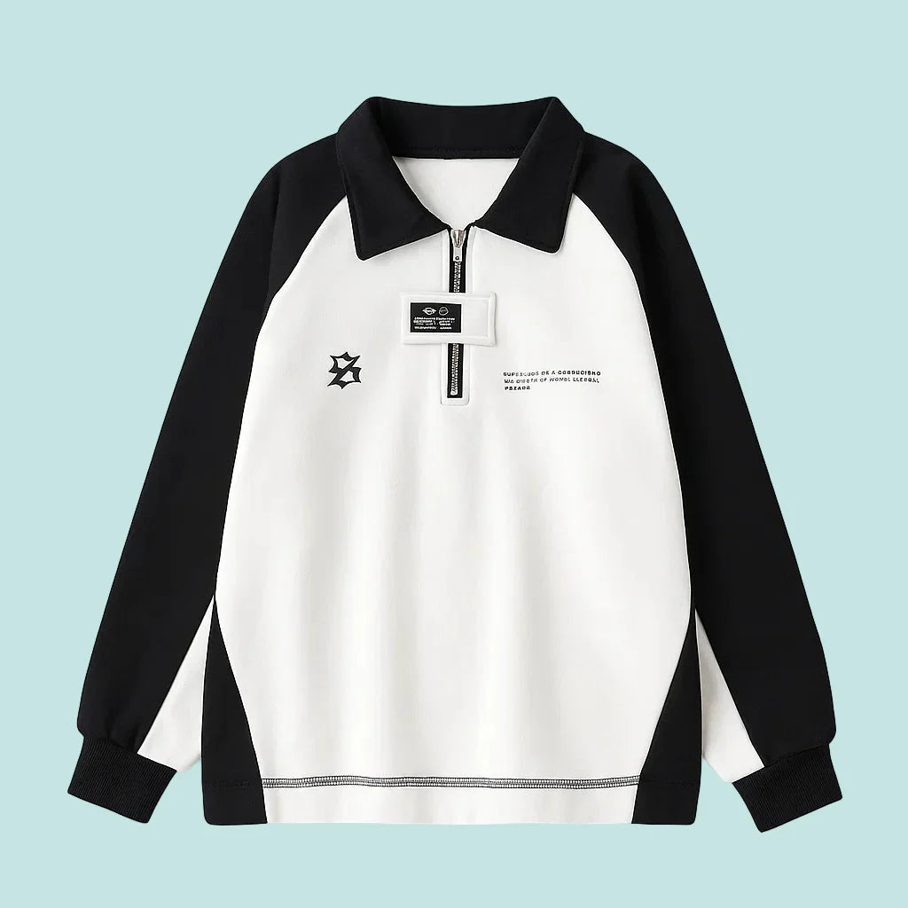 Playful & Classic – Cotton Sweater