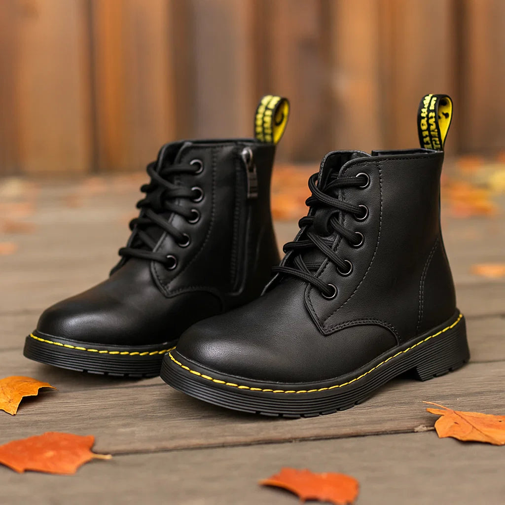 Strong & Comfortable – Lace-Up Combat Boots