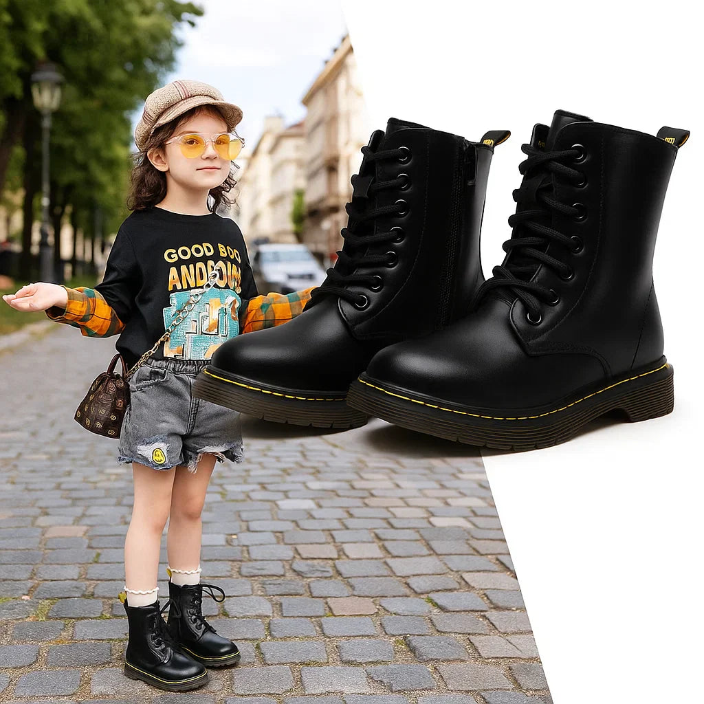Strong & Comfortable – Lace-Up Combat Boots
