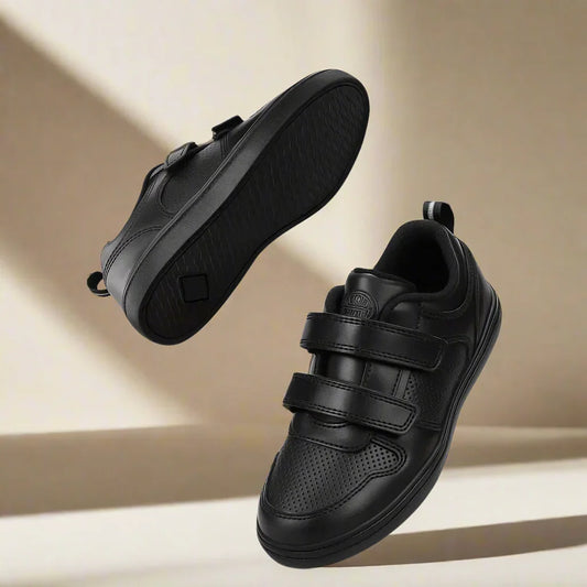 Light & Durable - Leather Sneakers with Velcro
