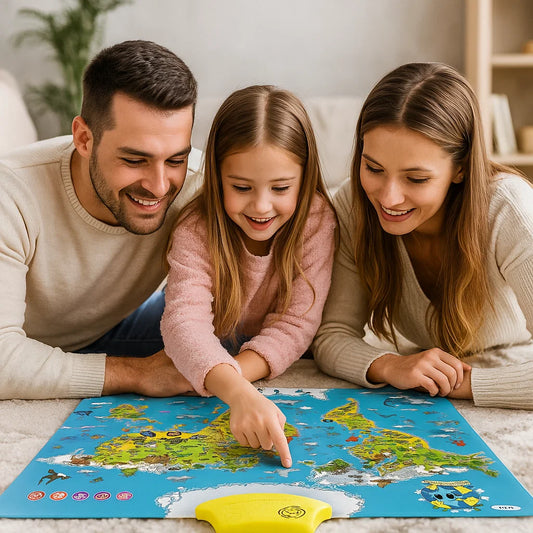 Educational & Playing – Animal World Map