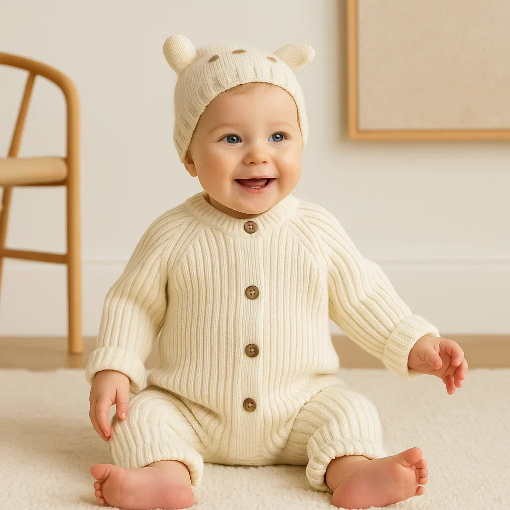 Comfortable & Stylish – Knitted Romper