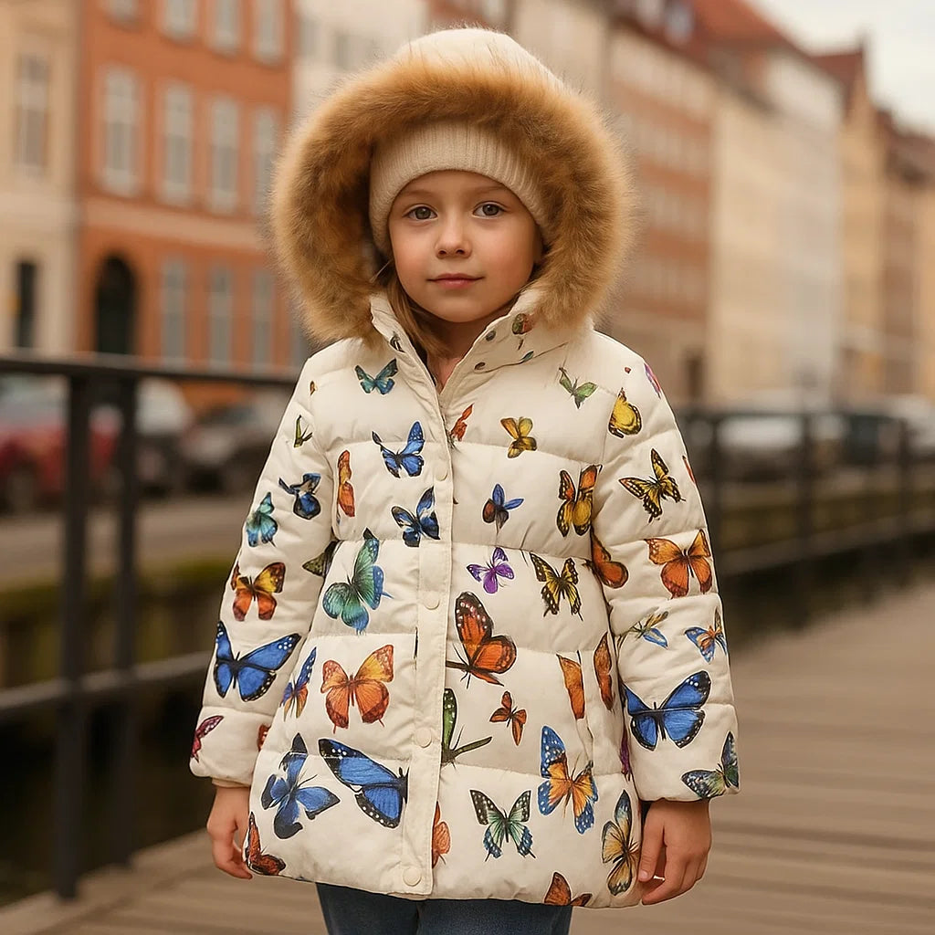 Elegant & Cozy – Quilted Winter Coat for Girls