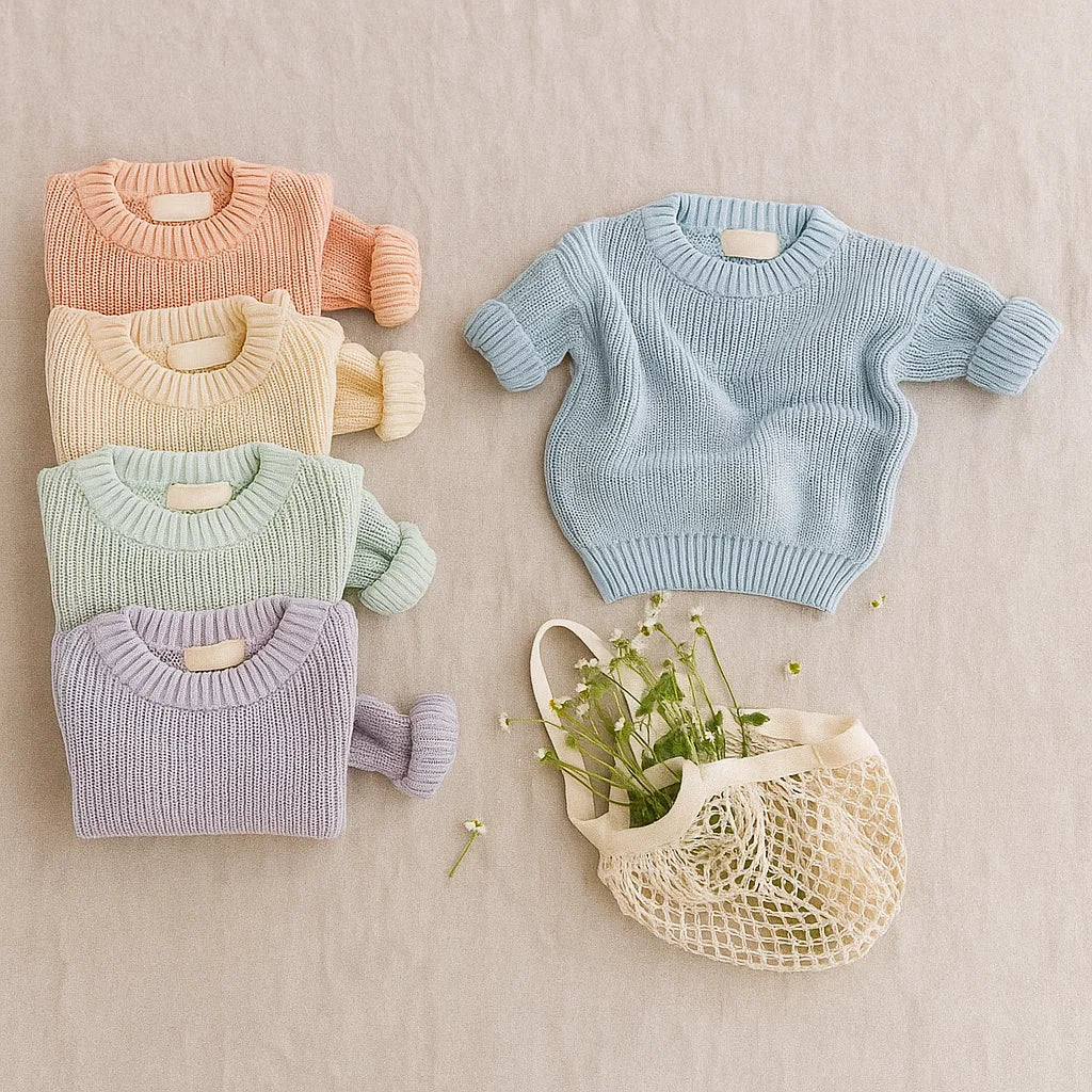 Classic & Cozy - Solid knit sweater