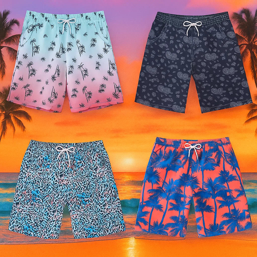 Cool & Summery – Swim Trunks with Plush Inner Lining