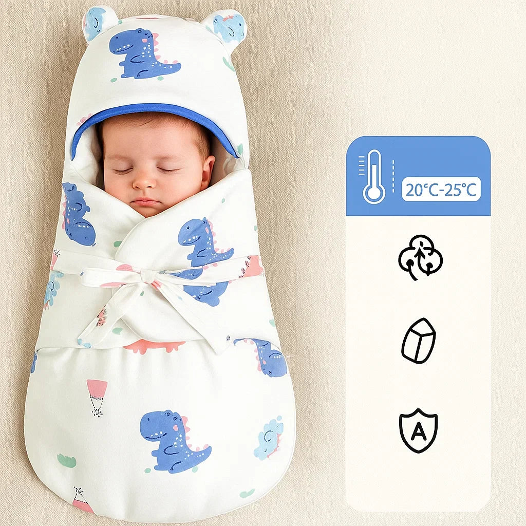 Comfort & Convenience – Cotton baby swaddle blanket for swaddling