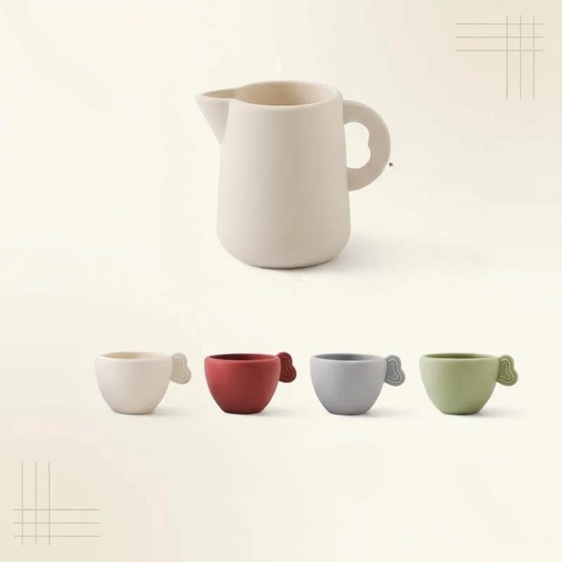 Play & Interactive – Wooden Tea Set for Children