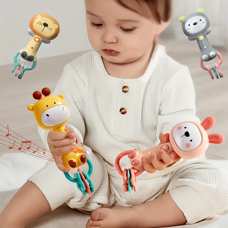TinyZintuig – Safe & Instructive - Infant Rattle for Sensory Development