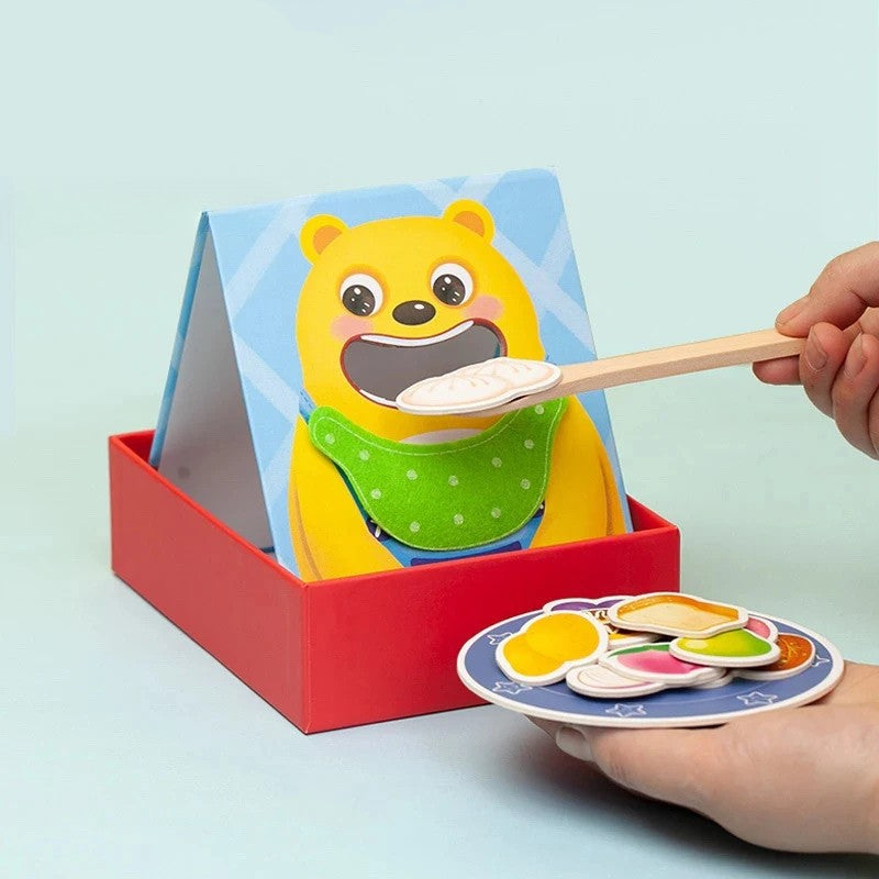 Fine Motor Skills & Color Recognition - Montessori Food Activity